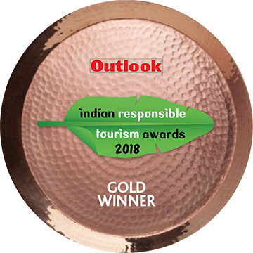 Outlook Indian responsible tourism awards 2018 - Gold Winner